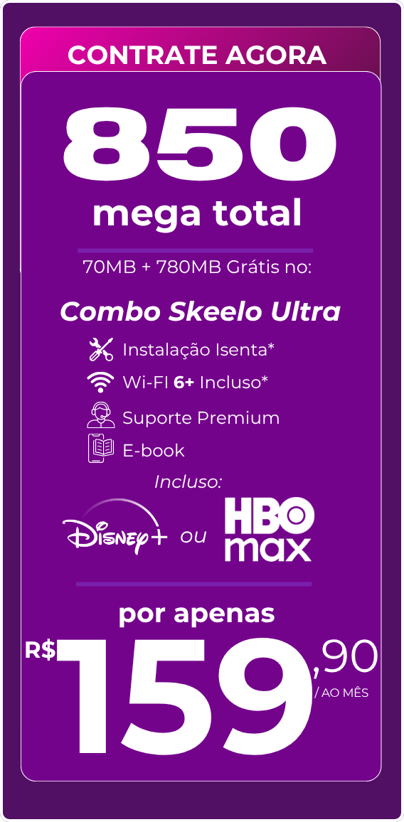 Plano 850 mega total